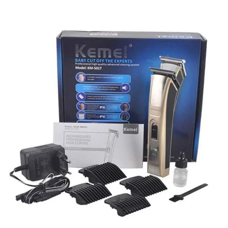 Kemei KM-5017 Waterproof High Power Rechargeable Hair Trimmer