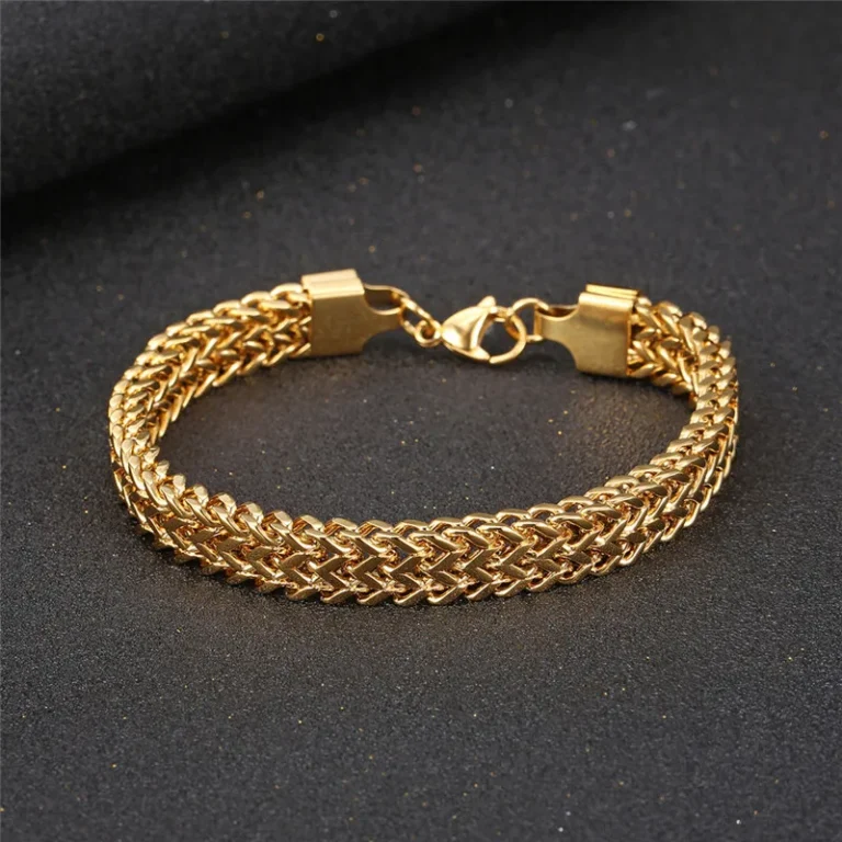 Curb Chain Bracelet for Men Stainless Steel