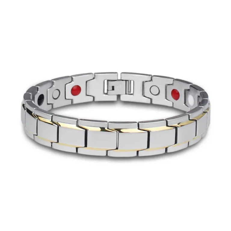 Bio Magnetic Therapy Bracelet Mens Fashion Strong Magnets Germanium Negative Ion Bracelets