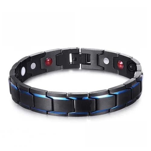 Bio Magnetic Therapy Bracelet Mens Fashion Strong Magnets Germanium Negative Ion Bracelets