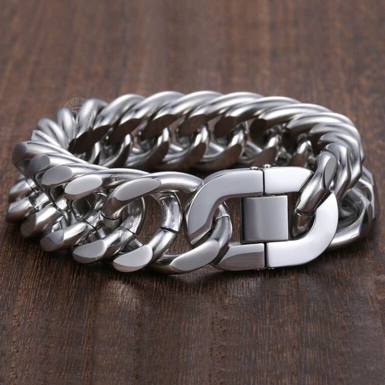 Stainless Steel Bracelet Curb Link Chain for Men