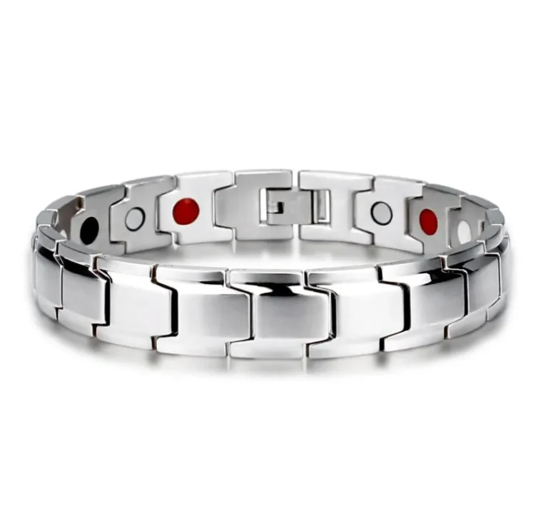 Bio Magnetic Therapy Bracelet Mens Fashion Strong Magnets Germanium Negative Ion Bracelets