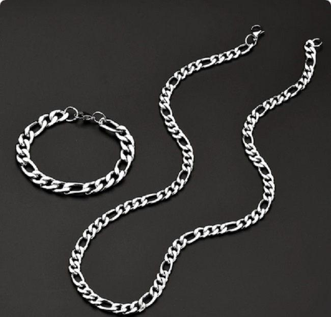 Stainless Steel Chain on Hand Bracelet for Men