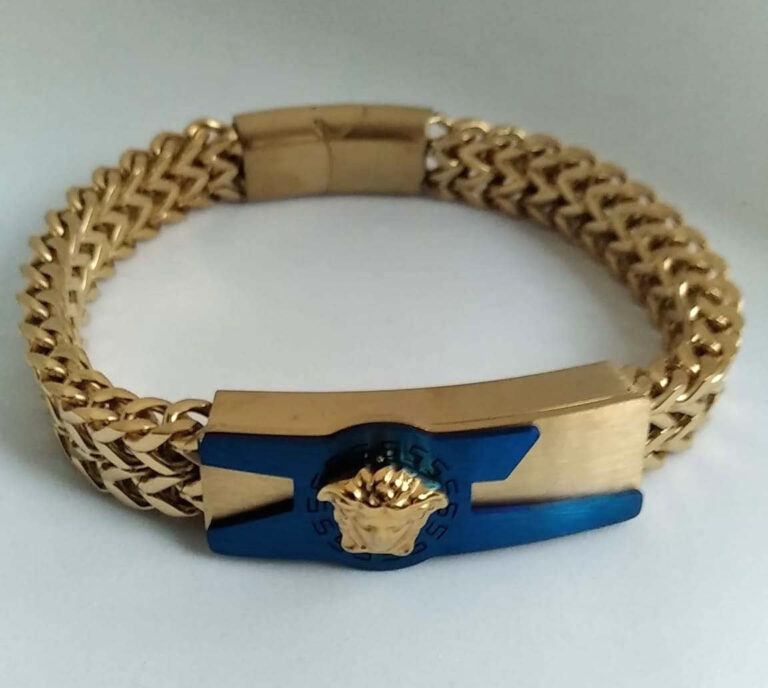 Best Quality Elegant Design Golden  Color Bracelet For Men