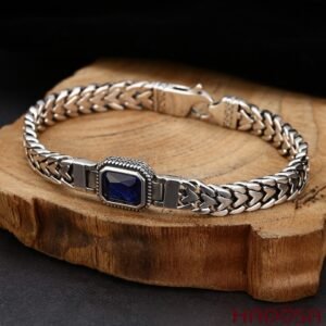 Stainless steel chain wristband for men