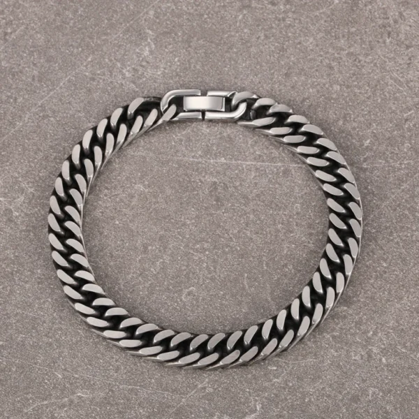 316L stainless steel men’s bracelet