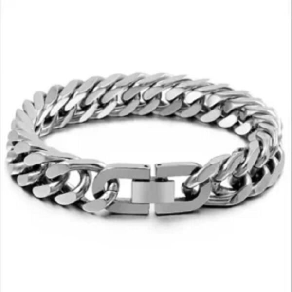 316L stainless steel men’s bracelet