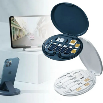 5-in-1 Multi-Type Phone Micro USB Type Fast Charging Data Cable Set - Image 2