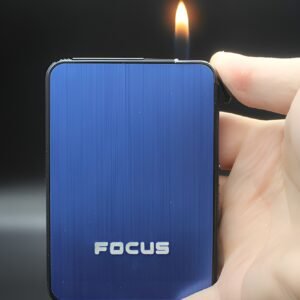 Gas Lighter Inside Cigarette Box Case Cigarettes Holder Automatic Storage Box