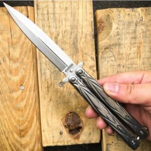 Silver Style Butterfly Knife