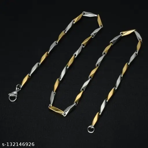 Rice Chain Necklace for Men - Image 2