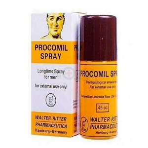 Procomil Long Time Anti Premature Ejaculation Delay Spray for Men (Original Germany)- 45cc