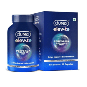 Durex Elevate Performa Capsules For Men Helps Improve Performance - 30 Capsule